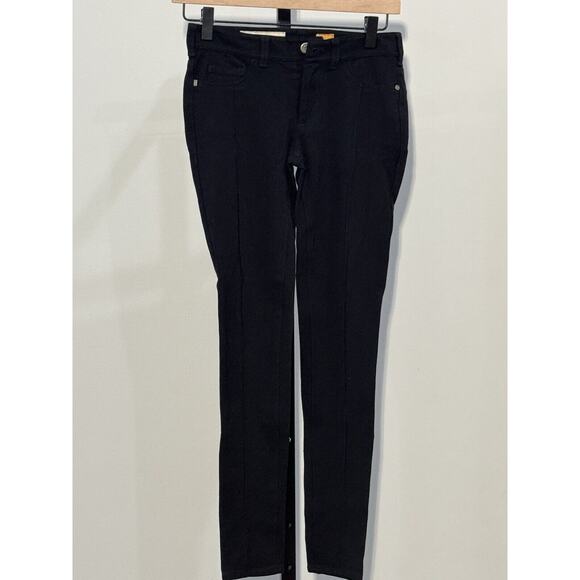 Pilcro and the Letterpress Anthropologie High Rise Black Denim Leggings Size 25 - Picture 1 of 4